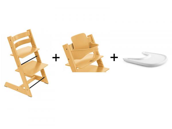 Stokke - Baignoire pliable Flexi bath avec son transat nouveau-né et  support - Blanc-jaune